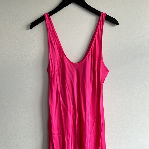 Akiya Midi Tank Dress In PINK - Picture 7 of 13